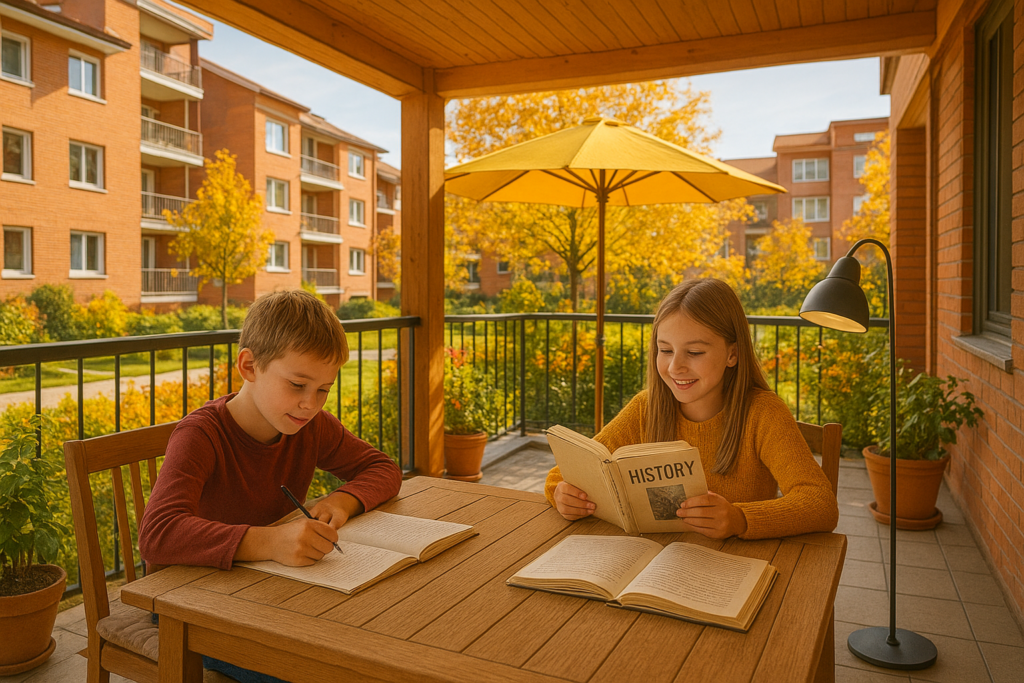 Tanulj, olvass a teraszon!